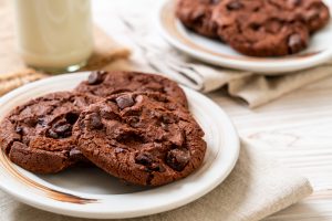 cookie brownie sin harina